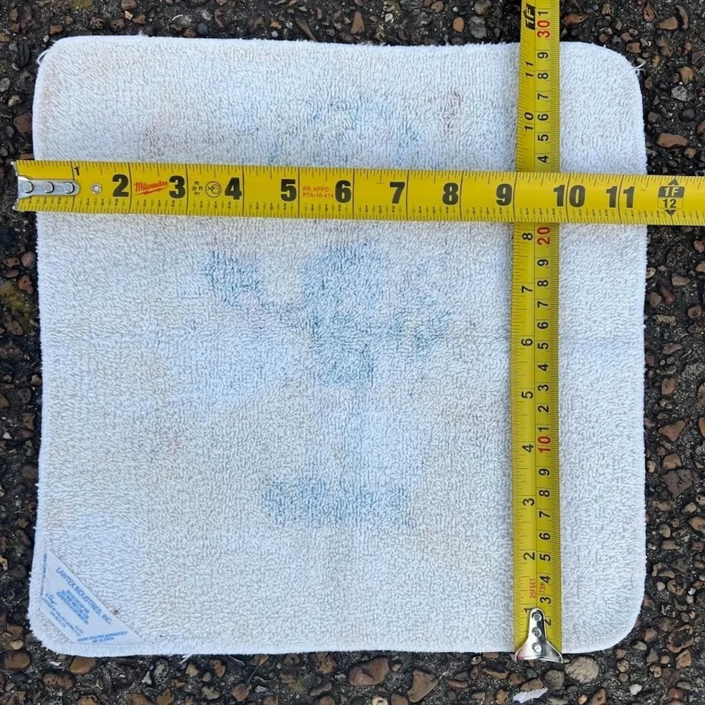 Vintage Lawtex Industries Smurf Canopy Shower‎ Wash Cloth